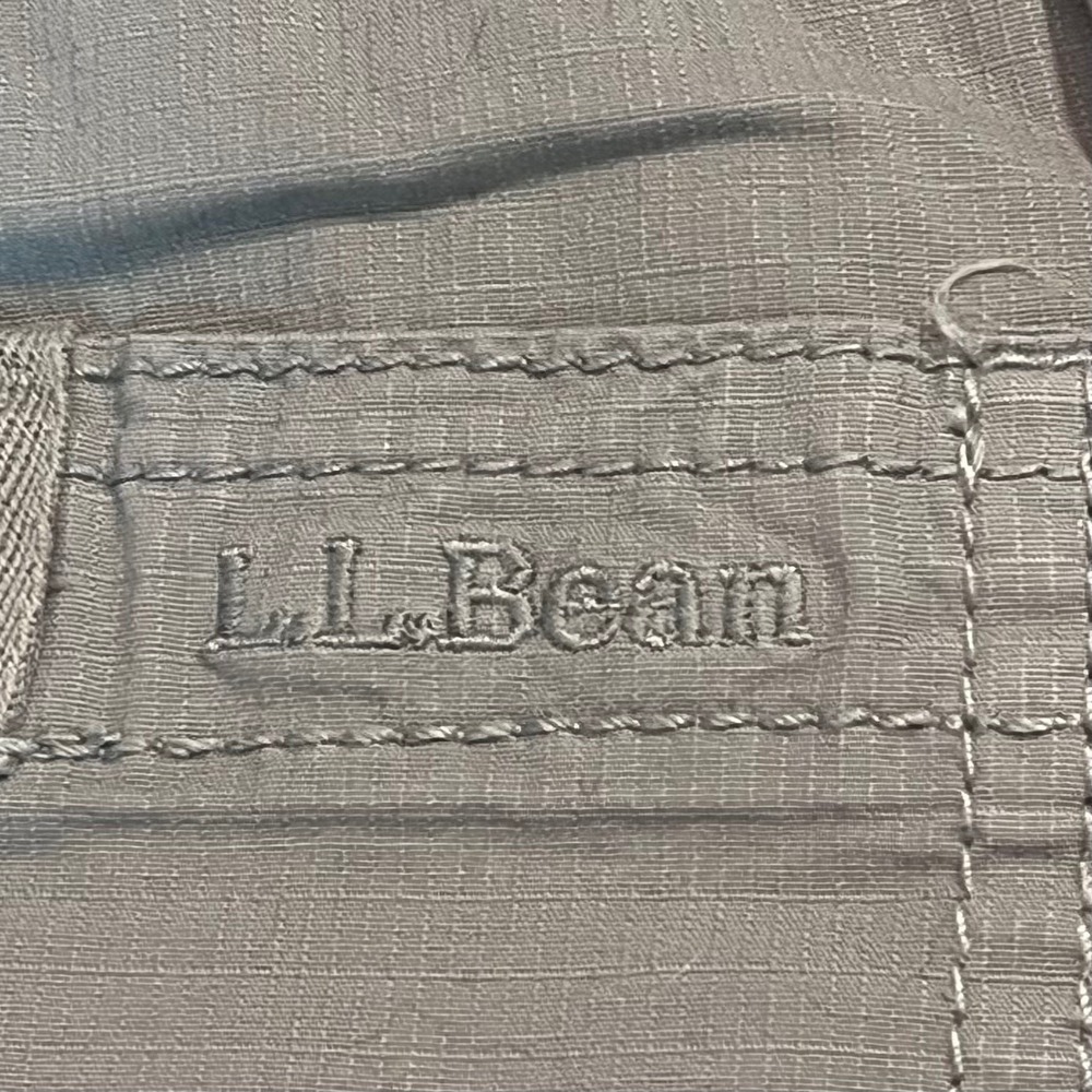 L.L. Bean Ripstop Pull-On Shorts Men 2X Plus Faded Sage Gorpcore Hiking Trail - Picture 7 of 7